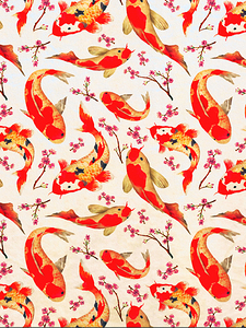 Koi Fish Ornament