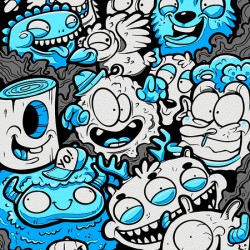 Pattern Monsters Cartoon