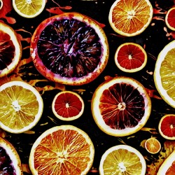 Oranges Fruits Pattern
