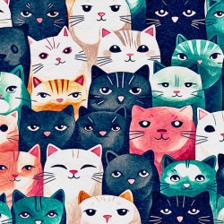 Pattern Cat Cartoons