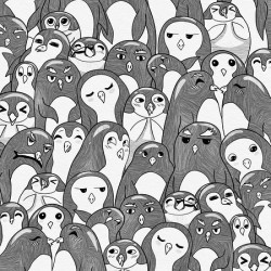 Pattern Cute Penguins