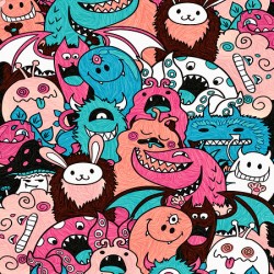Pattern Monsters Cartoon 2