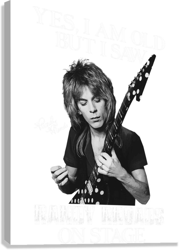 Randy Rhoads 3 Canvas Print