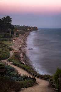 Memories From Ritz - View from Ritz Carlton Bacara Coastline Sunset Wall Decor