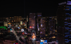 From Above -Las Vegas Skyline and Las Vegas Strip photo art