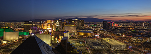 Las Vegas UKnighted - Art For Walls with Las Vegas Skyline With Strip View