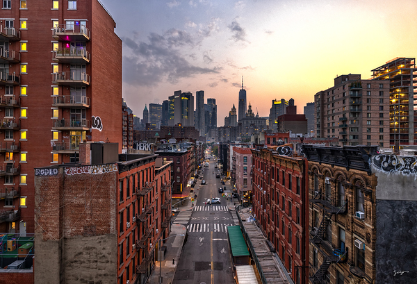 Big City Vibes - New York City Skyline During Sunset Art  Print