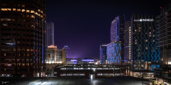 Home Sweet Home - Los Angeles Skyline Photo Art  Print