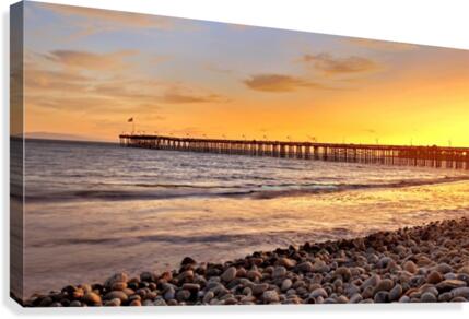 hot in california  Canvas Print