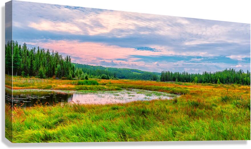 Weaver River 1 Canvas Print