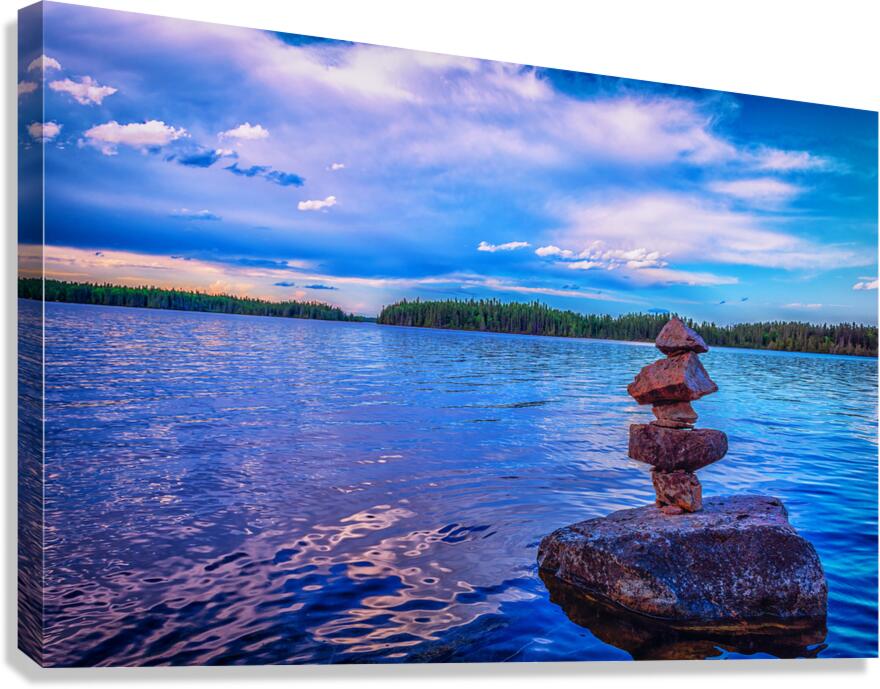 Caribou Lake Canvas Print