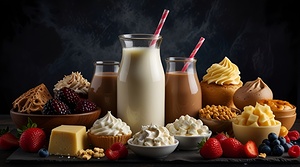 Default A stunning poster featuring a mouthwateri