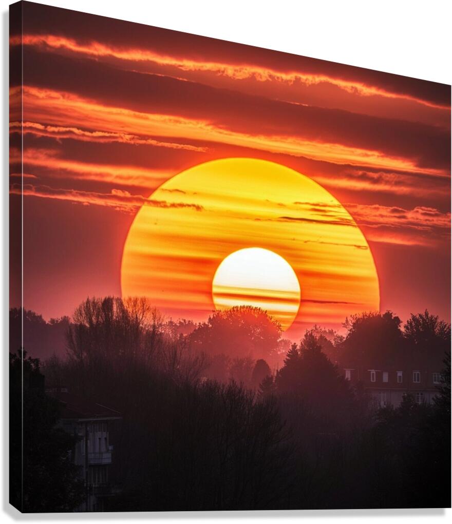 a stunning photograph capturing the breathtaking Canvas Print