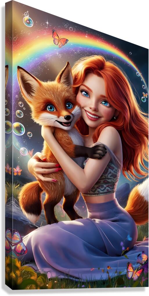 a captivating vexel art illustration captures a h Canvas Print