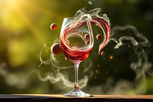 Galaxy in a Glass