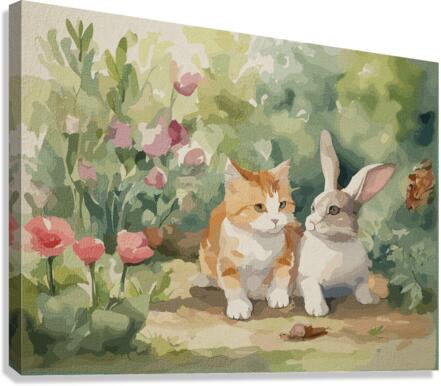 Furry Friends Canvas Print