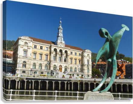 Bilbao cityscape 39 Canvas Print