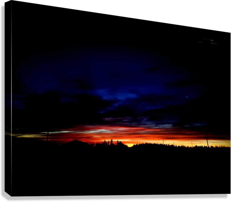 First Star Shining Canvas Print