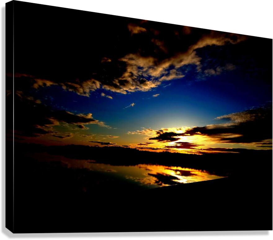 Reflecting Gold Canvas Print