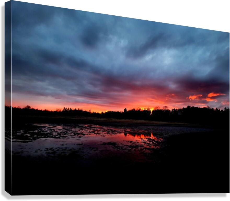 Warm Summer Reflections Canvas Print