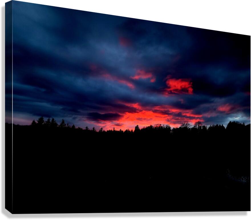 Fire in the Clouds Canvas Print