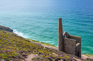 An Old Tin Mine In Cornwall