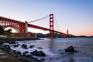 Golden Gate Bridge Sunset