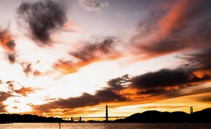 Golden Gate Bridge Sunset