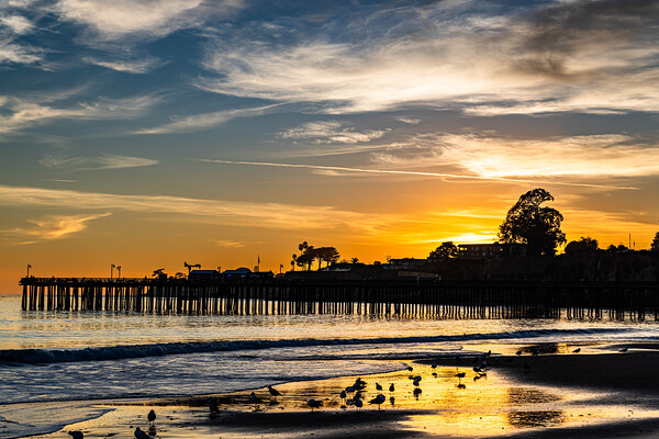 Capitola Sunset by Mark W Jackson