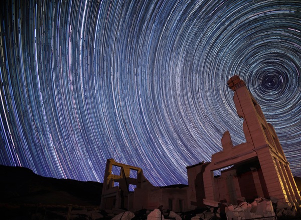 Rhyolite Star Circles by Mark W Jackson