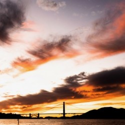 Golden Gate Bridge Sunset