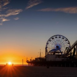 Santa Monica Pier Sunset