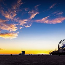 Santa Monica Pier Sunset