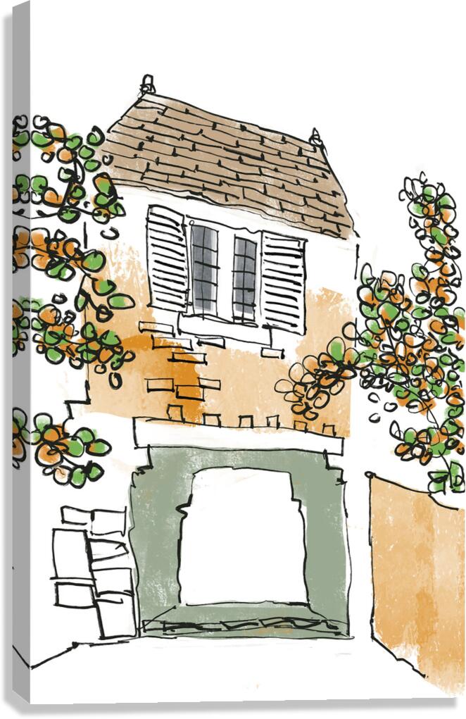 1. Village Canvas Print