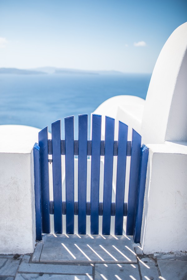 Blue door  Print