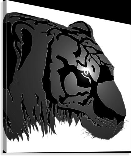 Tiger Head Canvas Print