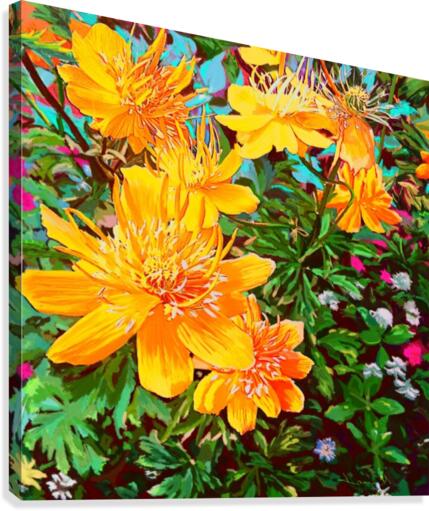 Yellow Flowers Canvas Print