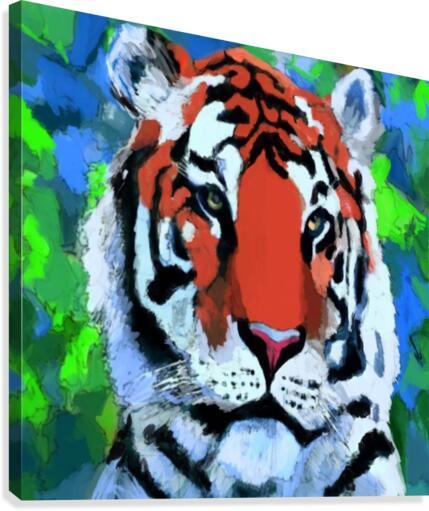 Tiger Art Canvas Print
