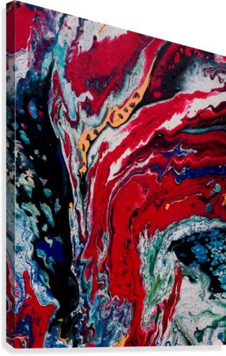 Abstract Red Canvas Print