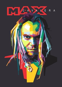 Max Cavalera pop art WPAP