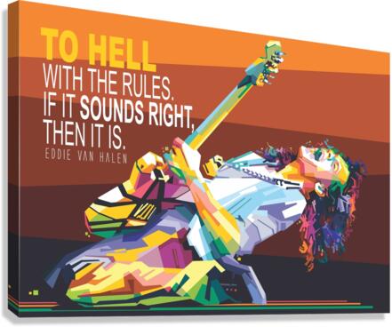 Rockstar quotes Canvas Print