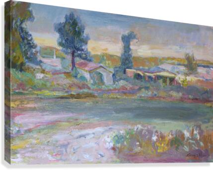 Abandoned Trailers Canvas Print