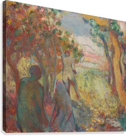 Picking Peaches Canvas Print