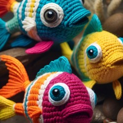 Poisson Amigurumi au crochet 