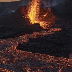 Icelandic Volcano Burst