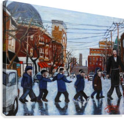 Safe Crossing Canvas Print