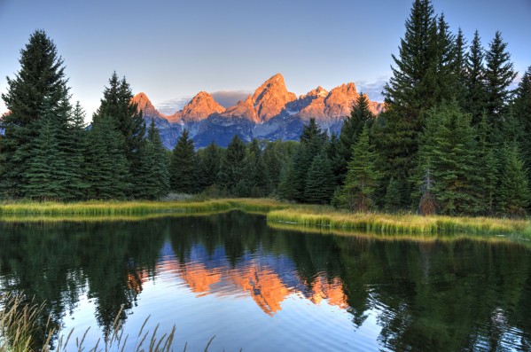 Beavers View of Tetons by Dennis Blum