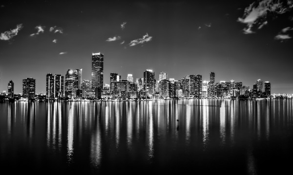 Miami Skyline Print