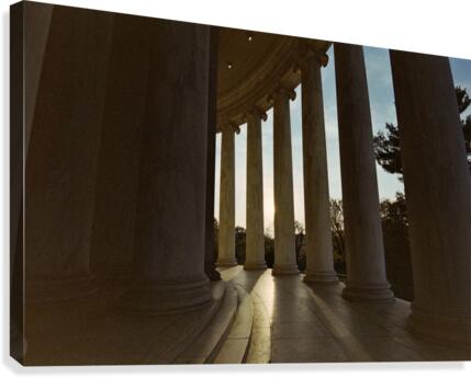 Jefferson Memorial Columns Canvas Print