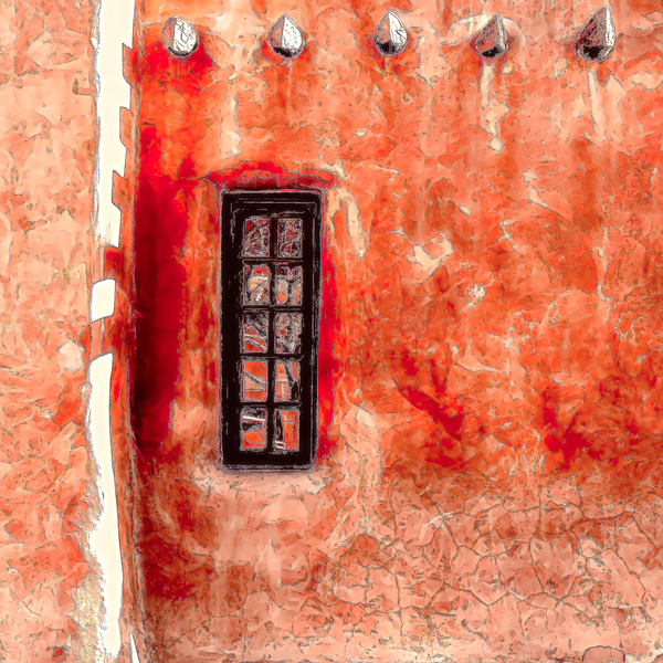 Santa Fe Wall and Window  1 by Image Shifting